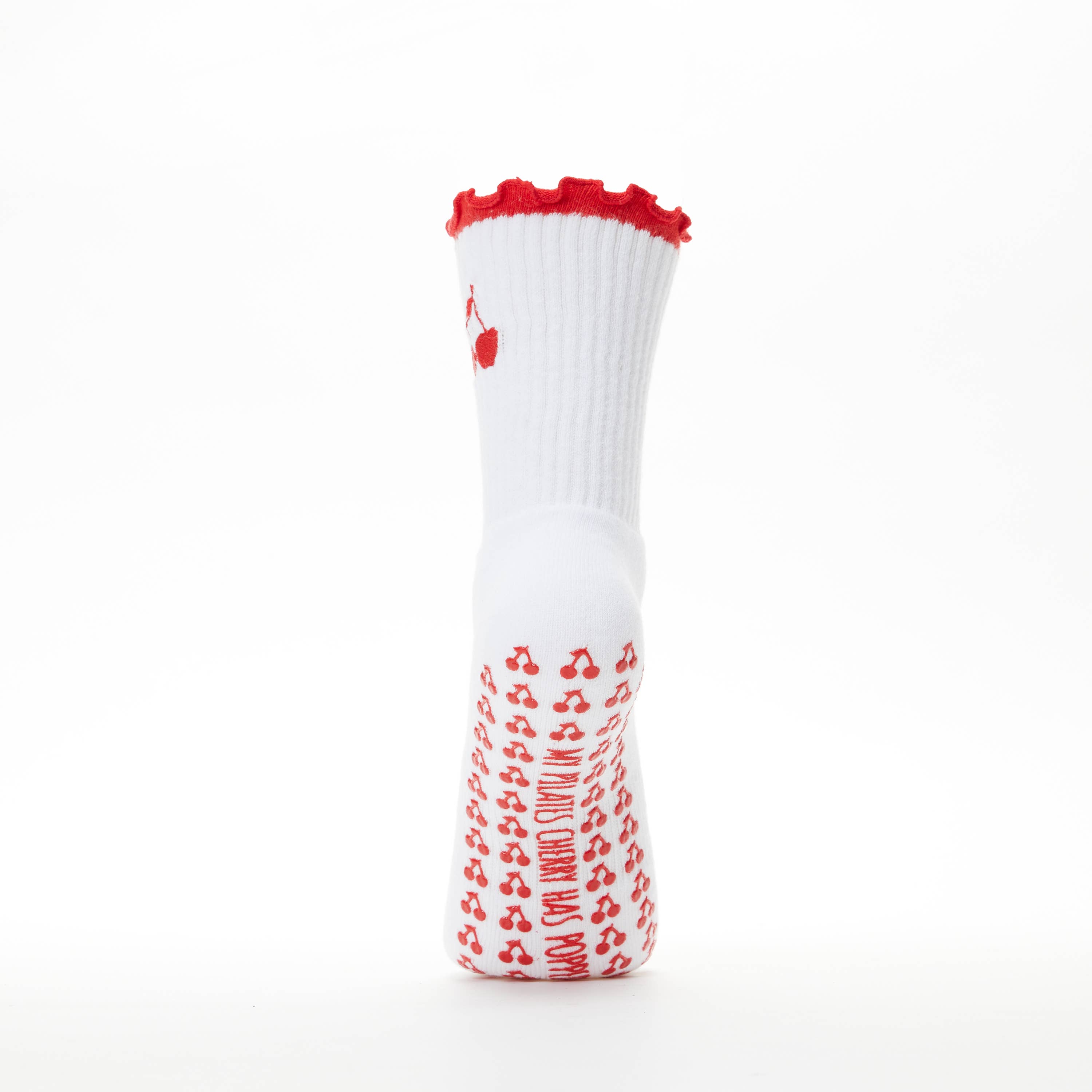 Popped My Cherry Pilates Grip Socks
