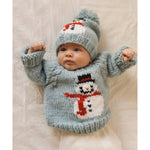 Load image into Gallery viewer, Frosty Snowman Surf Crew Neck Sweater Baby &amp; Toddler SALE
