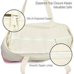 Load image into Gallery viewer, DALIX 22" Personalized Tote Bag Pink Ballent - A-Z
