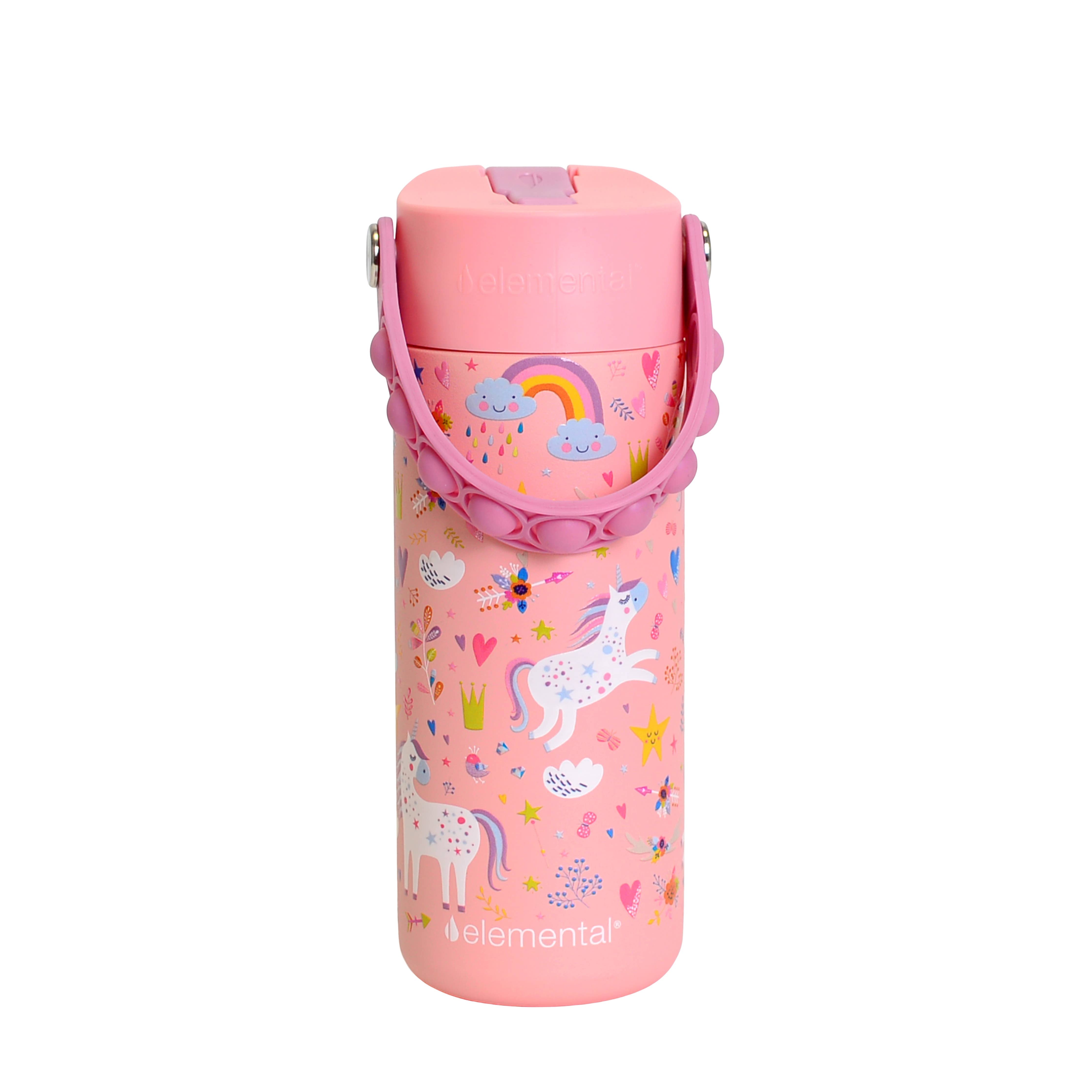 Core Insulated Pop Fidget Handle Bottle 18oz - Pink Unicorn