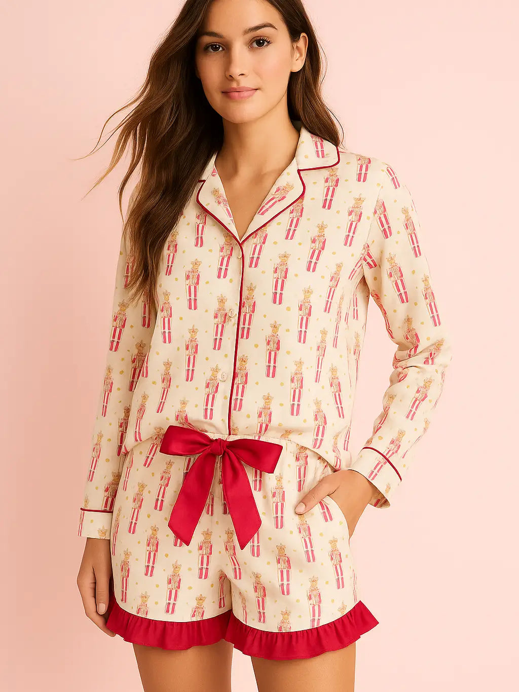 Christmas Pink Nutcracker Pajamas