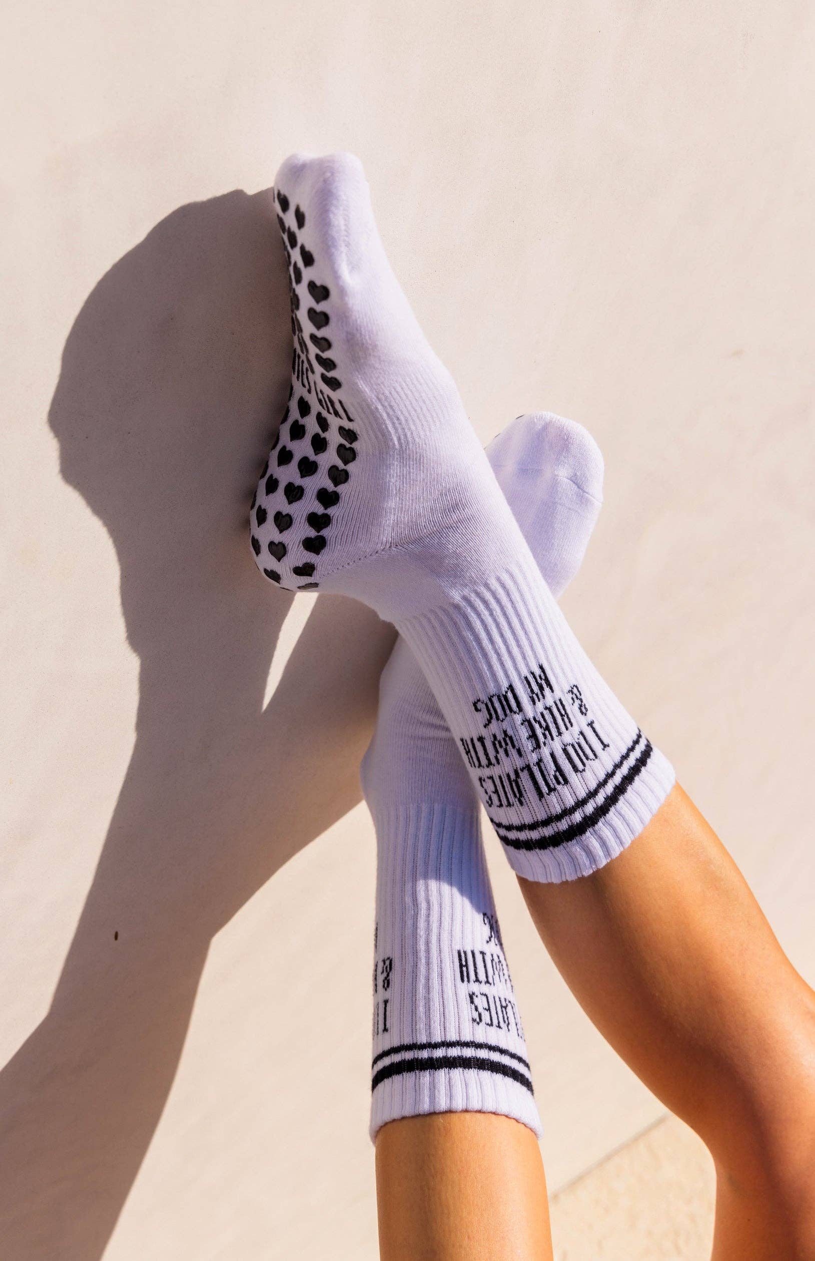 I Do Pilates & Hike With My Dog Pilates Grip Socks