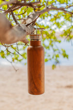 Load image into Gallery viewer, Classic Bamboo Lid Bottle w/Handle 25oz - Teakwood
