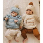 Load image into Gallery viewer, Snow Bunny Pecan Crew Neck Sweater for Baby &amp; Toddler
