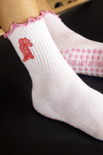 Load image into Gallery viewer, This Ain&#39;t My First Reformer Ride Cowgirl Grip Socks
