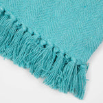 Load image into Gallery viewer, Throw Blanket, Cotton Herringbone - Color options
