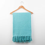 Load image into Gallery viewer, Throw Blanket, Cotton Herringbone - Color options

