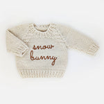 Load image into Gallery viewer, Snow Bunny Pecan Crew Neck Sweater for Baby &amp; Toddler
