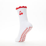 Load image into Gallery viewer, Popped My Cherry Pilates Grip Socks
