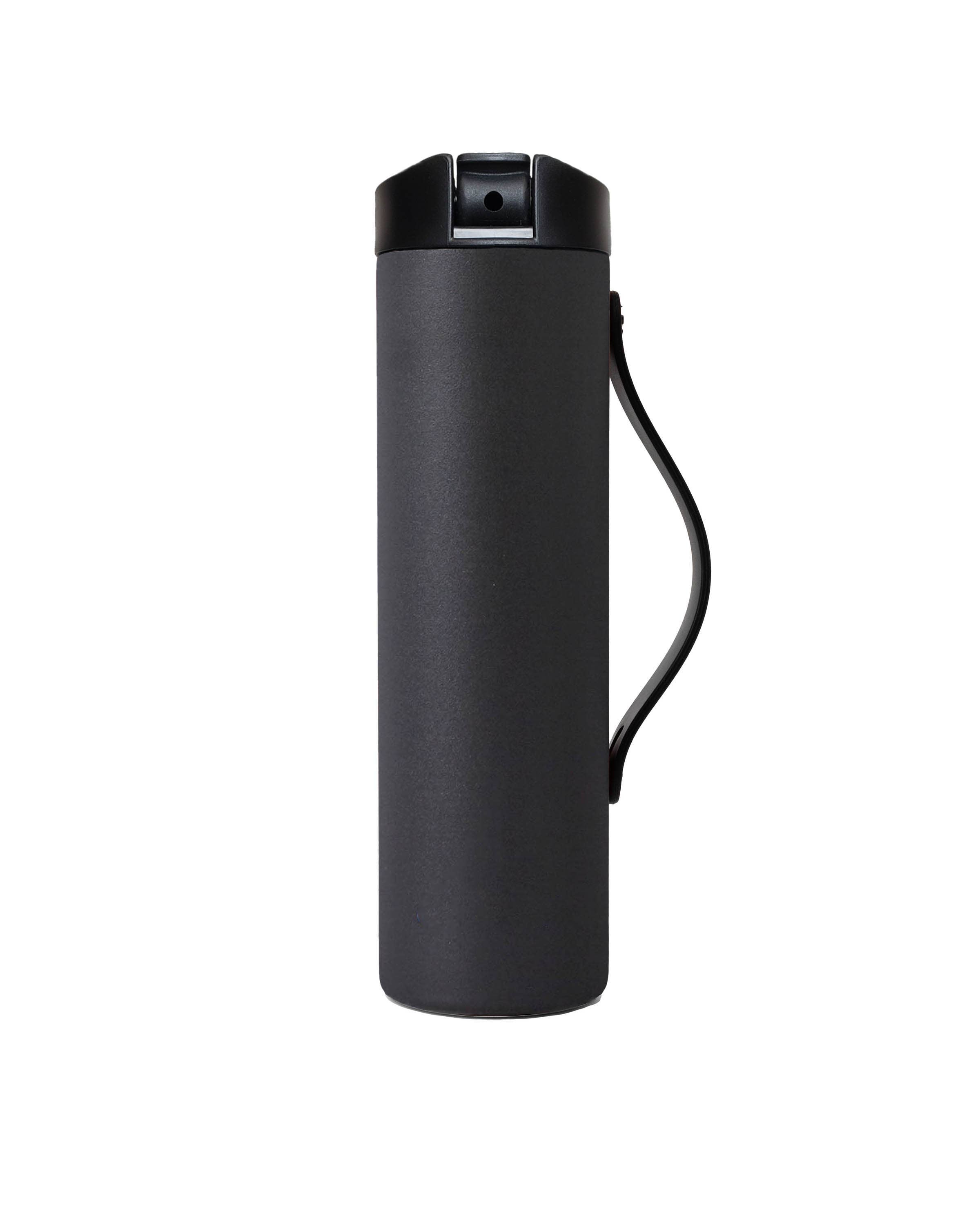 Iconic Insulated Sport Lid Bottle w/Strap 20oz - Black