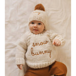Load image into Gallery viewer, Snow Bunny Pecan Crew Neck Sweater for Baby &amp; Toddler
