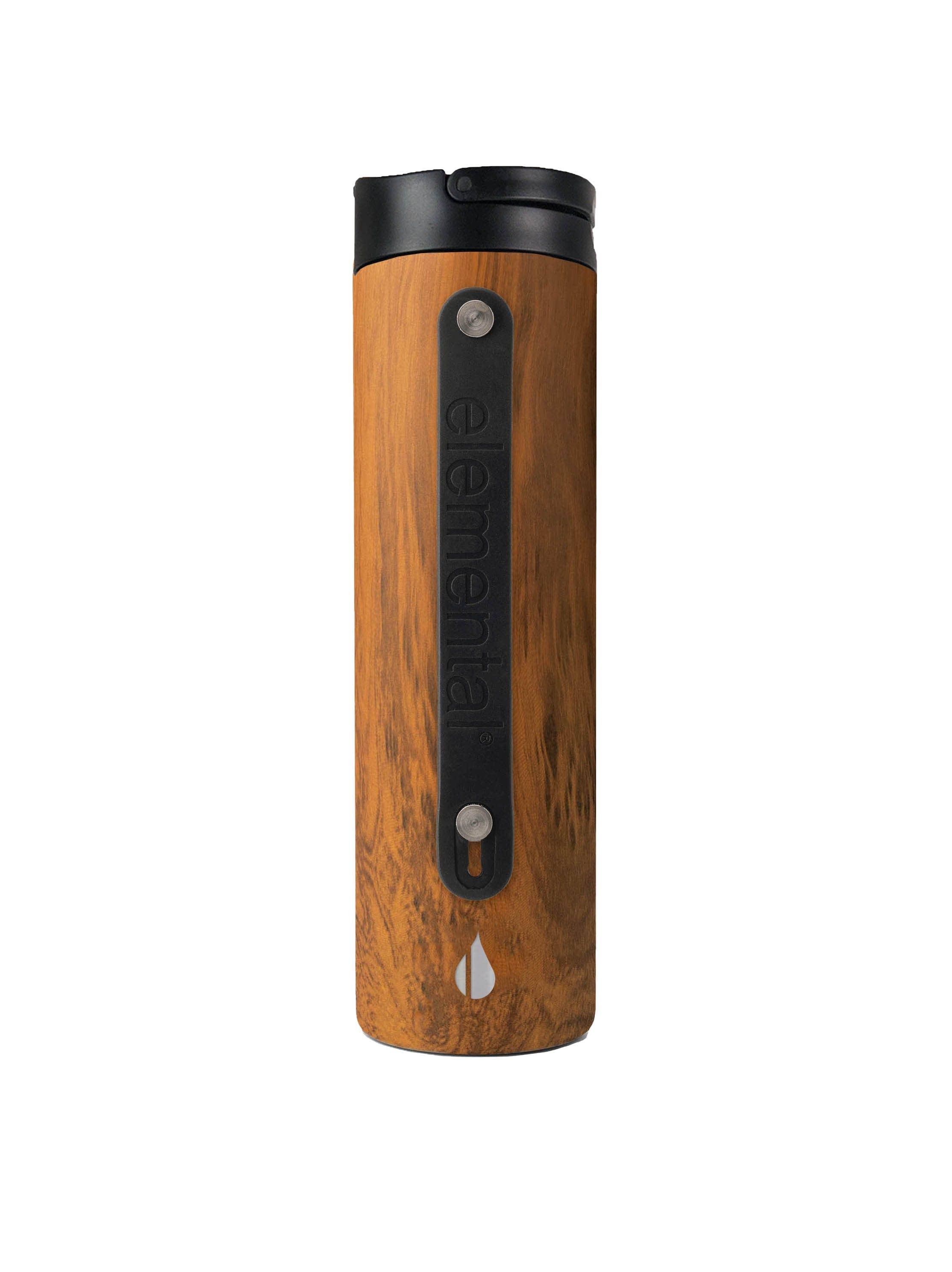 Iconic Insulated Sport Lid Bottle w/Strap 20oz - Teakwood