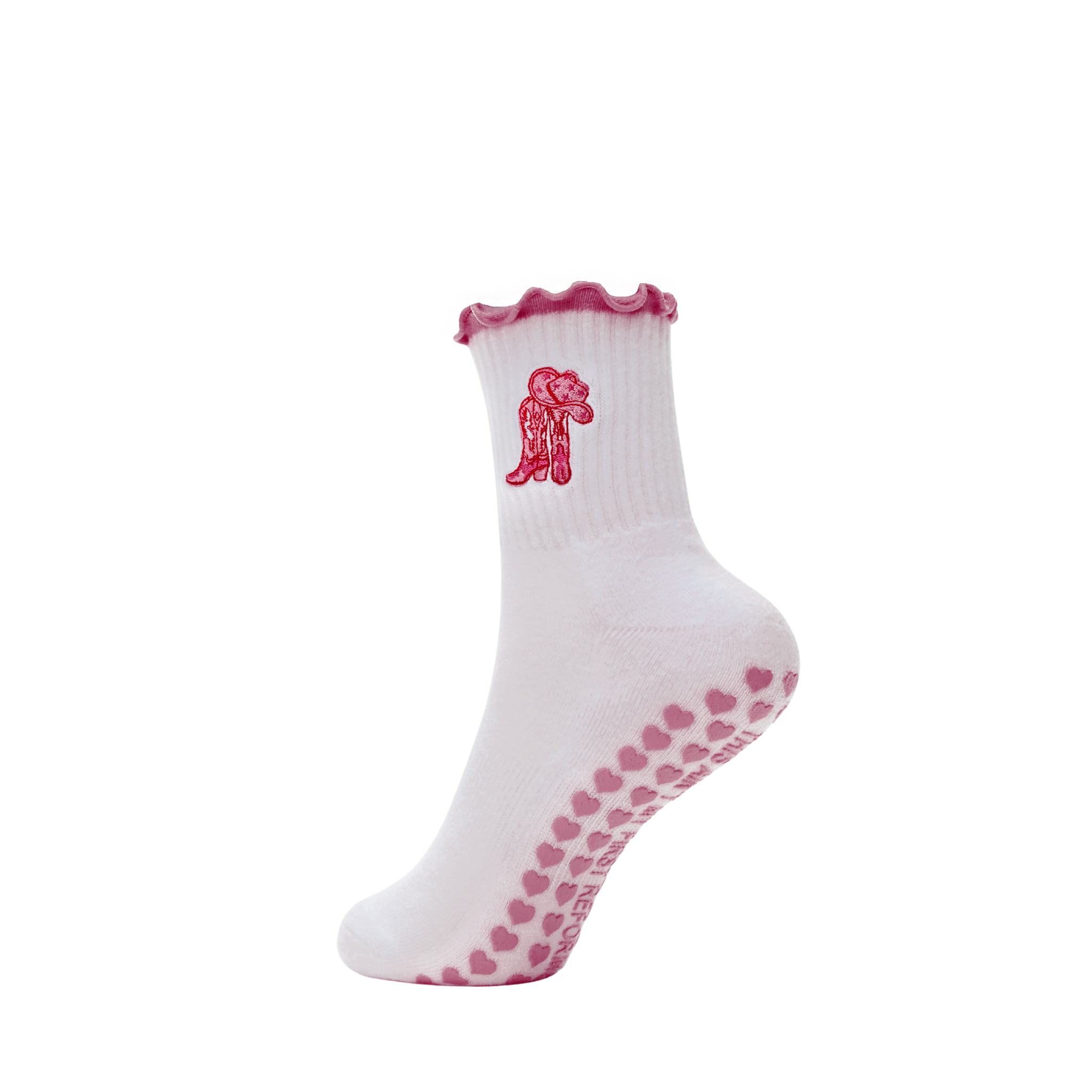 This Ain't My First Reformer Ride Cowgirl Grip Socks