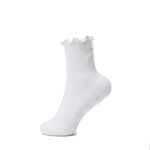 Load image into Gallery viewer, Big Bow Grip Socks in White
