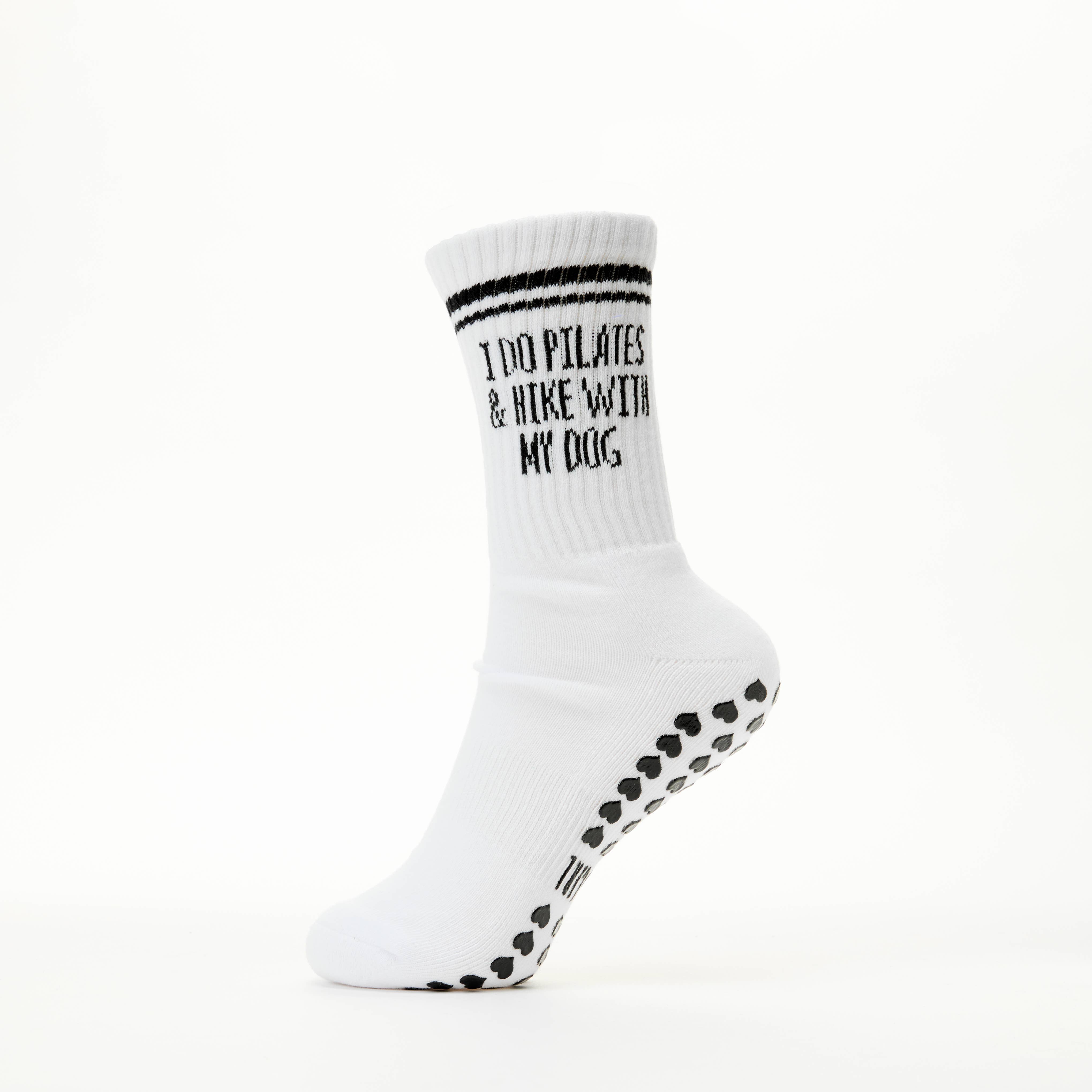 I Do Pilates & Hike With My Dog Pilates Grip Socks