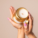 Load image into Gallery viewer, Golden Santal | 9 oz Luxury Candle | Holiday Gift

