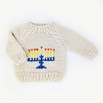 Load image into Gallery viewer, Menorah Crew Neck Sweater for Baby &amp; Toddler SALE
