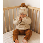 Load image into Gallery viewer, Snow Bunny Pecan Crew Neck Sweater for Baby &amp; Toddler

