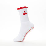 Load image into Gallery viewer, Popped My Cherry Pilates Grip Socks
