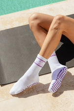 Load image into Gallery viewer, In My Pilates Era Pilates Grip Socks
